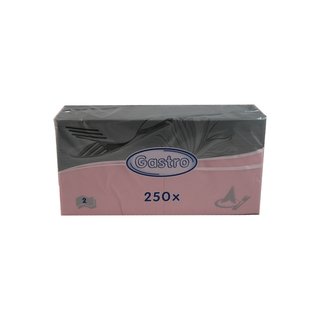 2000 Servietten 2-lagig, 33 x 33 cm rosa